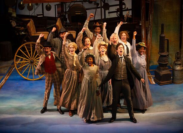 Skylight's OKLAHOMA! Takes Musical Storytelling To Extraordinary Heights 2 This fall, a sensational show is sweeping down the plain at the Skylight Music Theatre in Milwaukee. It’s a swiftly rolling wagon loaded with superb singing and acting, exciting drama and plenty of laughs. Skylight's OKLAHOMA! Takes Musical Storytelling To Extraordinary Heights 2 This fall, a sensational show is sweeping down the plain at the Skylight Music Theatre in Milwaukee. It’s a swiftly rolling wagon loaded with superb singing and acting, exciting drama and plenty of laughs.