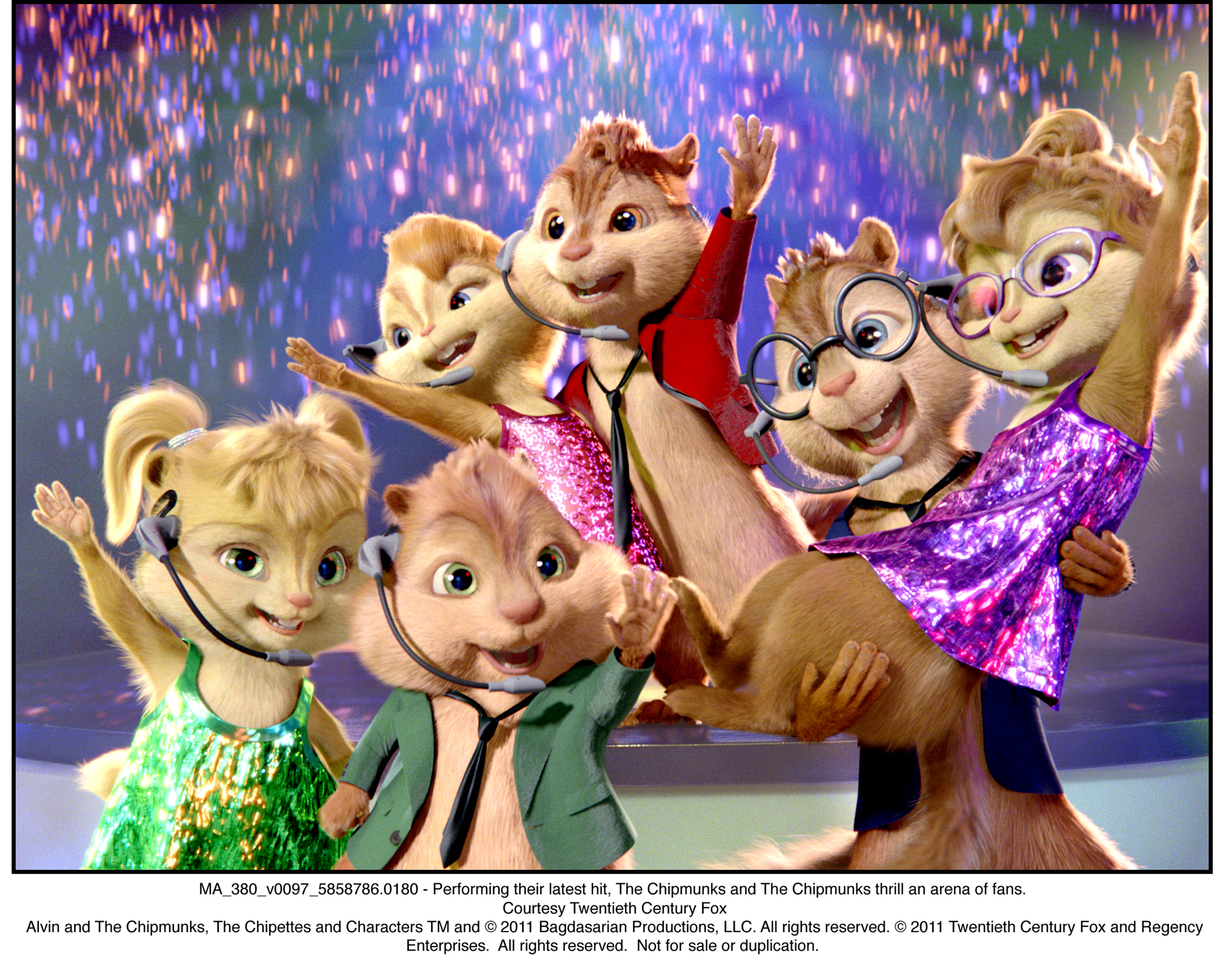 ‘ALVIN AND THE CHIPMUNKS’ AND ‘RIO’ FILMS COME TO LIFE ON STAGE! 1  Twentieth Century Fox Consumer Products and Iconic Entertainment Partner for Two New Live Entertainment Shows Touring Worldwide in 2015 and 2016