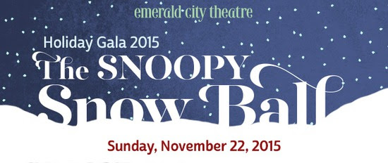Emerald City Theatre to host Holiday Gala 2015: The Snoopy Snow Ball 1 Emerald City's lead funders include the McArthur Fund for the Arts and Culture, Illinois Arts Council, The Land of Nod, KPMG, and iHeartMedia Chicago.