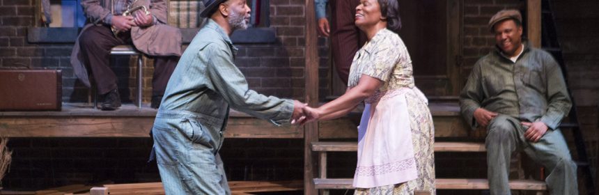 Milwaukee Rep's FENCES Is A Grand Slam 1 Reviewed by: Matthew Perta    Highly Recommended What happens to a man whose dream has been denied?  The answer to this question is the fuel that ignites August Wilson’s Pulitzer Prize and Tony Award-winning play Fences, the glorious finale to the Milwaukee Repertory Theater’s memorable 2015/16 season.
 Fences tells the story of Troy Maxson, a sanitation worker who once showed promise as a baseball player, but whose dreams were cut short because he was a man of color – or so he believes – in the days before Jackie Robinson broke baseball’s color barrier to achieve legendary status.  The fence Troy is building around his house is a metaphor for what is going on inside of this man: He is unable to cope with a changing world – and wanting desperately to protect what is familiar to him.  “The world is changing around you and you can’t see it,” his wife Rose tells him.
 
Troy refuses to give sons Lyons and Cory the love and support they’re seeking.  When Cory asks Troy why he never liked him, Troy responds, “What law says I gotta like you?  A man has to take care of his family… I owe a responsibility to you.  I don’t have to like you…” Troy sees his role in life as family provider, and that’s it.  No more dreams.  We learn that Troy’s mother deserted him as a child.  He says that the “world was big” when he finally left his daddy’s house at age 14, and it took a while before “I could cut it down to size…”
 
When Troy admits to Rose he’s been seeing another woman – who is now carrying his child – Rose delivers an impassioned speech, reminding her unfaithful husband that she’s “been standing in the same spot, too.”  She’s had dreams, too, and that Troy is “not the only one with wants and needs.”
 
A man whose dreams have been taken from him becomes a tragic figure – reckless and blind to the needs of those around him.  This is Troy.  A dream needs an opportunity to be realized.  This is the message given to us by August Wilson.
 
This production of Fences is a thunderous grand slam, clearing the bases with powerful storytelling and sensational acting, the cast rising magnificently to the challenge offered by Wilson’s words.
 
If Tony Awards were given to cast members in regional productions, the actors in this production of Fences would be honored for mesmerizing work: David Alan Anderson as the embittered Troy; Kim Staunton as Troy’s supportive and self-sacrificing wife Rose; James T. Alfred as Lyons, the son wanting his father’s support; Marcus Naylor as Bono, Troy’s best friend and conscience; Terry Bellamy as Gabriel, Troy’s mentally-challenged relative and Edgar Sanchez as Cory, Troy’s youngest son whose burning desire to play football leads to explosive confrontations with his father.
 
Several cast members in this brilliant production of Fences have performed in Chicago: David Alan Anderson (“Troy”) and Edgar Sanchez (“Cory”) have appeared at the Court Theatre; James T. Alfred (“Lyons”) and Sanchez have performed at the Steppenwolf Theatre; and Terry Bellamy (“Gabriel”) has worked on stage at the Goodman Theatre.
 
Fences is directed by Lou Bellamy, the founder and co-artistic director of the Penumbra Theatre Company in St. Paul, Minnesota, one of the country’s premier theaters dedicated to exploring African American themes.         
 
August Wilson’s Fences runs through May 22 in the Milwaukee Repertory Theater’s Quadracci Powerhouse at 108 E. Wells St., in the heart of the city’s downtown theater district.  For tickets visit www.MilwaukeeRep.com or call (414) 224-9490.