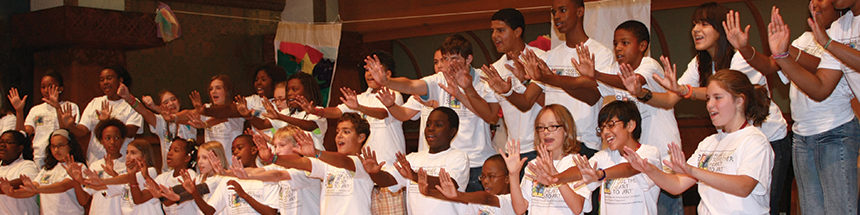 The Auditorium Theatre's Department of Creative Engagement Announces Summer Community Programs 1 The Auditorium Theatre’s Department of Creative Engagement announces its annual summer initiatives: the return of Hands Together, Heart to Art™(HTHTA) Summer Camp July 11 through August 5 and the popular “Made in Chicago” Summer Dance Intensive June 27 through July 1.