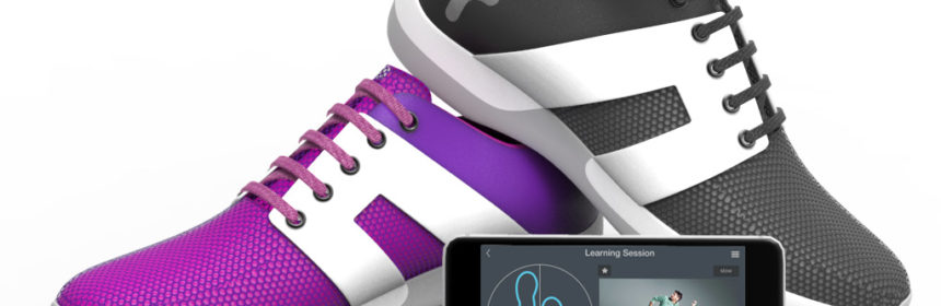 Introducing rhythm - the Smart Dancing Shoes Helping Break The Curse of Two Left Feet 1 The smart shoes sync with an app to provide interactive dance lessons for all.