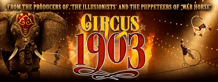 Broadway In Chicago Announces "CIRCUS 1903 – The Golden Age of Circus" Tickets On Sale Friday, Jan.20 1 Broadway In Chicago is pleased to announce that individual tickets for CIRCUS 1903 –The Golden Age of Circus, go on sale to the general public on Friday, January 20.  In a world premiere event, the producers of the world’s biggest magic show, The Illusionists, have teamed up with the award-winning puppeteers from War Horse, to present a thrilling turn-of-the-century circus spectacular. CIRCUS 1903 –The Golden Age of Circus has all the thrill and daredevil entertainment one would expect from the circus, with an exciting new twist, and will play Broadway In Chicago’s Oriental Theatre (24 W. Randolph) for a limited one week engagement March 21- 26, 2017.