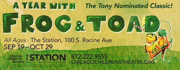 Chicago Children's Theatre's 'A YEAR WITH FROG AND TOAD' RUNS SEPT. 19 - OCT 29 3 Jacqueline Stone discusses the importance and responsibility of exposing young audiences to theatre for the first the time as well as directing Emerald City Theatre's production of Ken Ludwig's Twas The Night Before Christmas which is returning to Broadway In Chicago’s Broadway Playhouse at Water Tower Place (175 E. Chestnut) by popular demand for a limited engagement through December 30, 2018.  For more information, visit www.BroadwayInChicago.com. 
