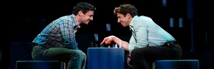Broadway In Chicago Announces "FALSETTOS" Tix on Sale March 1 1 Max von Essen and Nick Adams, from the First National Tour of FALSETTOS. Photo by Joan Marcus.